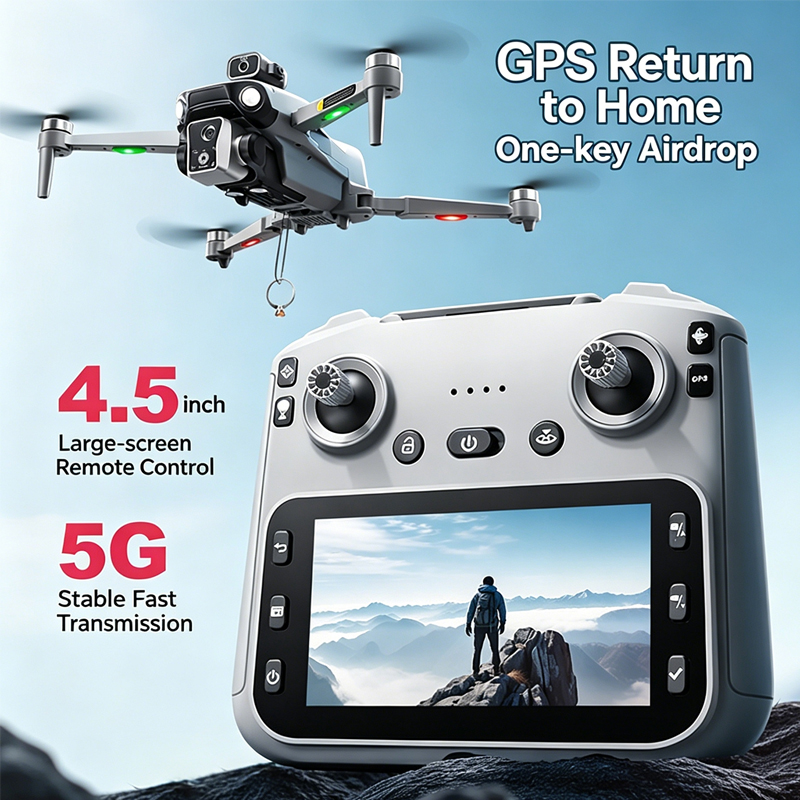 Drone Surveying - Drone K19 MAX GPS 4K Kamera