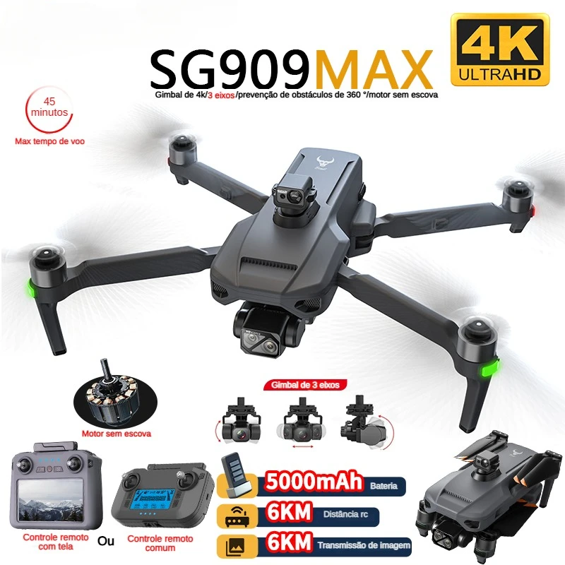 Drone Surveying - ZLL SG909 SG909MAX Drone profesional, Drone